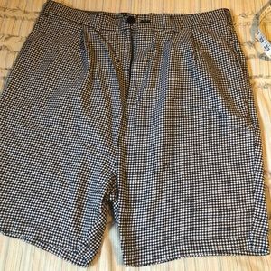 Men’s pac sun shorts black and white 34